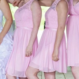 David’s bridal bridesmaid dress